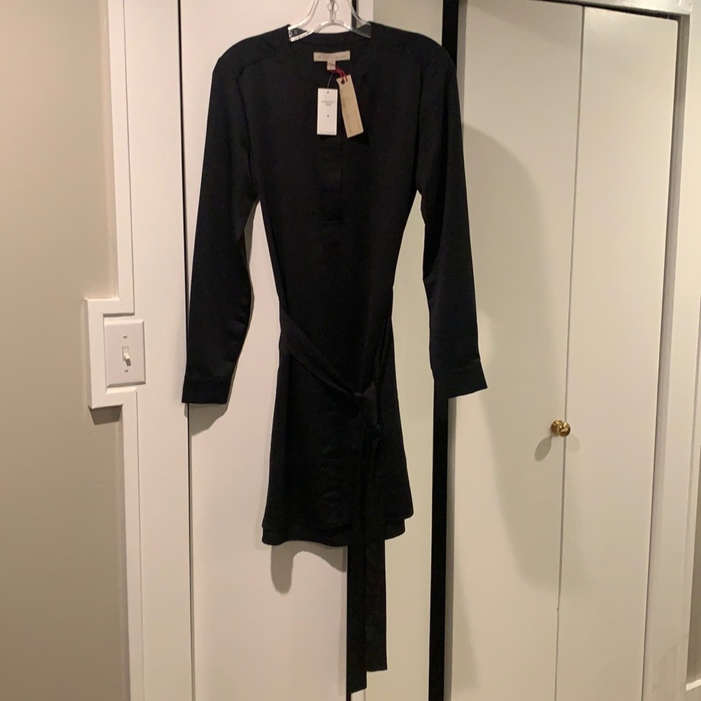Banana Republic heritage black shirt dress